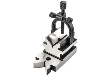 Hardened Steel Tool Makers V Block & Clamp Set - Precision Ground Multi-Angle Engineering Block for Metalworking, Woodworking & Machining | Perfect for Drilling, Milling & Measuring Applications