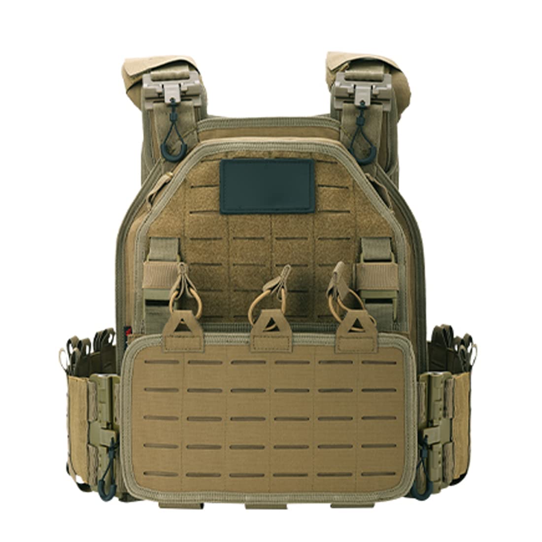 Domani Tactical Molle Vest - Adjustable Modular Tactical Vest for Airsoft, Paintball, Training, Hunting & Airsoft Games - Perfect for Outdoor Adventures & Military Simulation