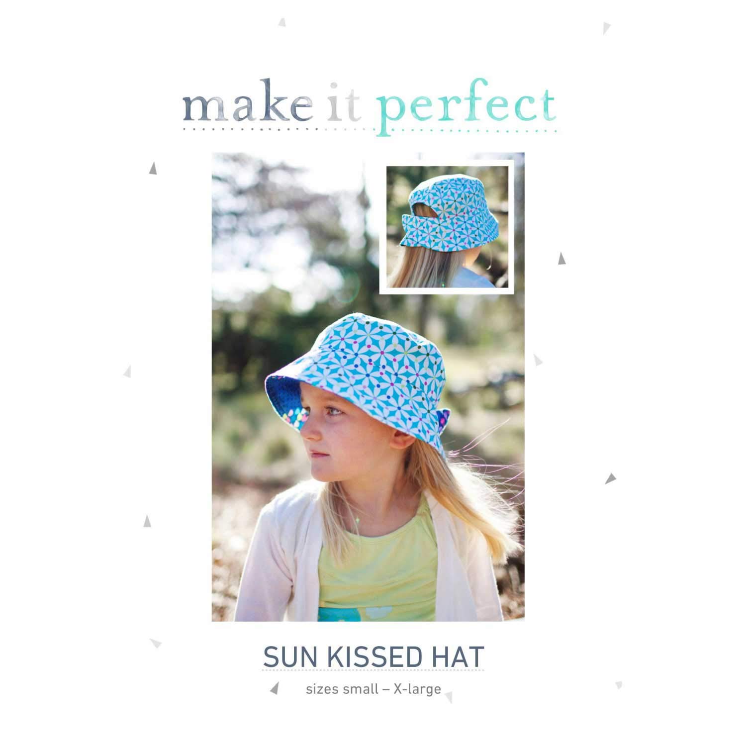Creative Abundance Sun Kissed Hat Sewing Pattern - DIY Printed Hat Making Template for Women's Summer Beach Hats, Sun Hats & Fashion Accessories