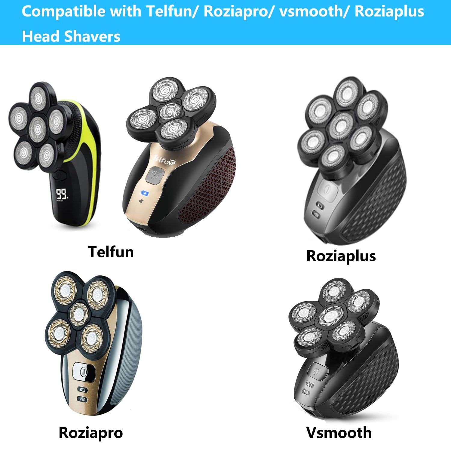 Original Telfun Replacement Charging Cord - USB Power Cable Compatible with Telfun, Roziapro, Roziaplus & Vsmooth Electric Shavers | Fast Charging, Durable Design | Perfect for Home, Travel & Salon Use