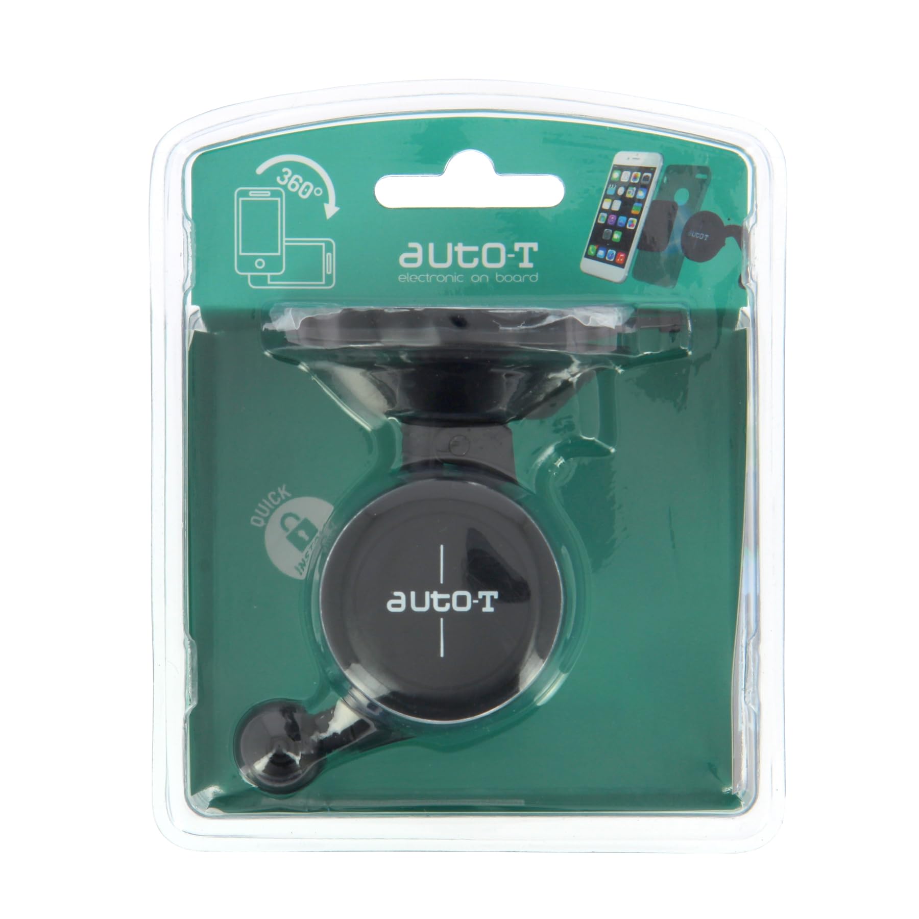540331 Magnetic Smartphone Car Mount - 360° Rotation & Strong Suction Cup for Hands-Free Driving | Compatible with iPhone, Samsung, Google Pixel | Perfect for Road Trips & Daily Commute