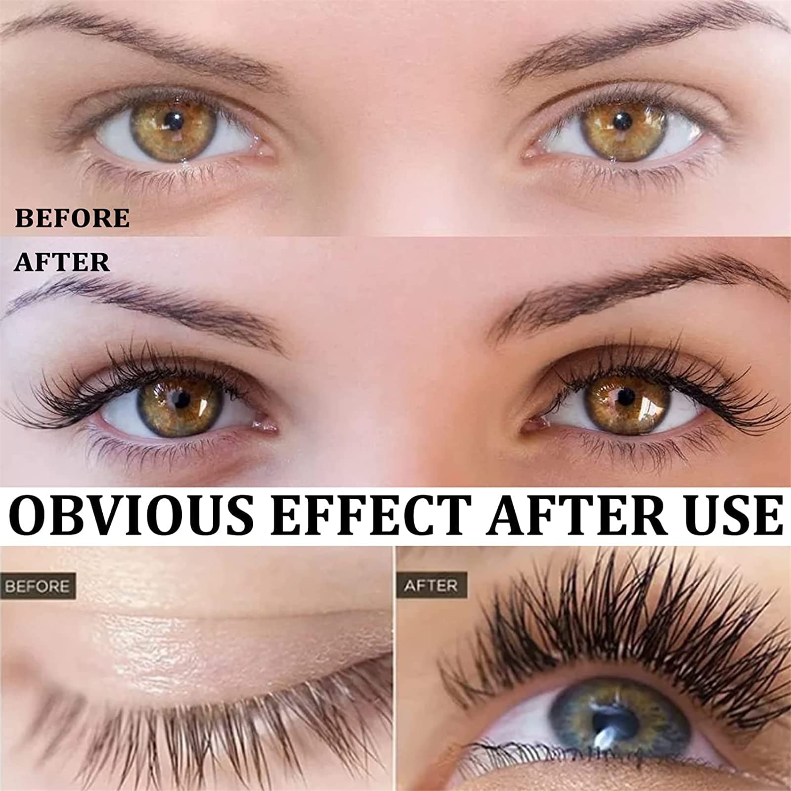 3PCS Lashiology Eyelash Growth Serum - Natural & Nourishing Eyelash & Brow Enhancer for Longer, Thicker Lashes - Perfect for Nighttime Use & Special Occasions