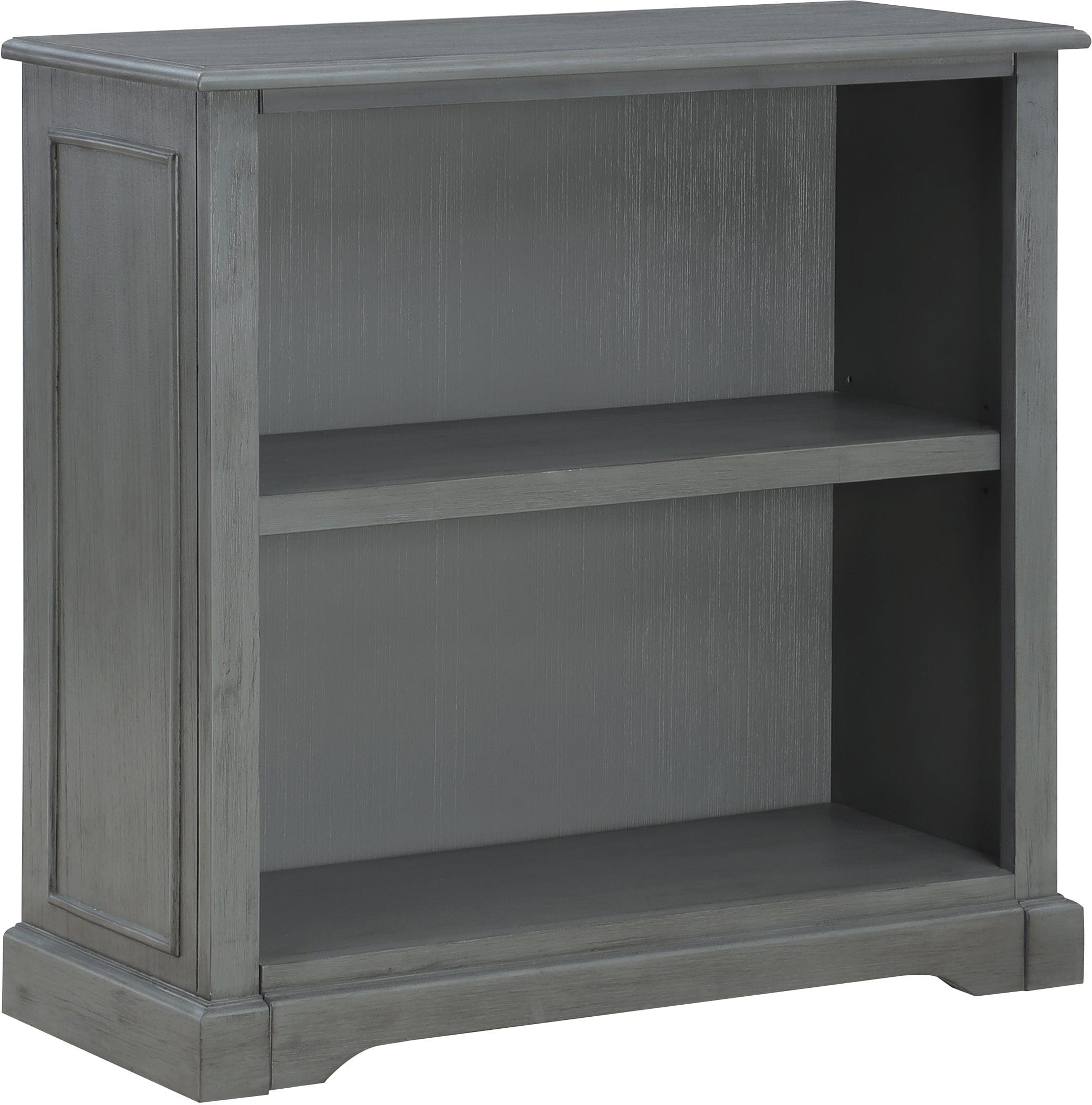 Office Star Country Meadows 2 Shelf Bookcase - Solid Wood Storage Shelf for Home & Office - Perfect for Books, Decor & Organizing Living Room, Bedroom or Study [CMB2SHF]