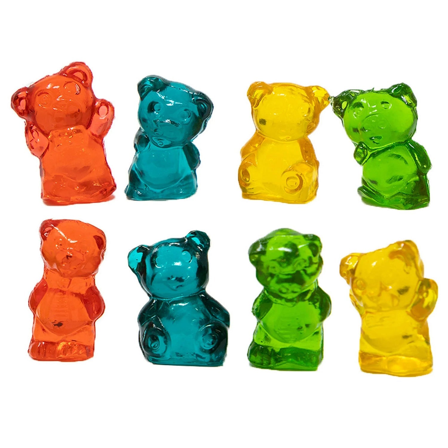 Hilco 4D Sour Gummy Bears in Resealable Bag - 2.2lb Bulk Candy for Parties, Movie Nights & Snacking - Assorted Fruit Flavors