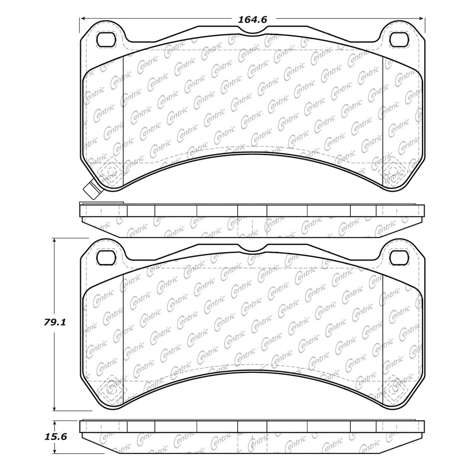 High-Performance Disc Brake Pads for Cars & Trucks - Premium Quality, Low Noise, Long-Lasting - Perfect for Daily Commuting, Off-Roading & Heavy-Duty Use