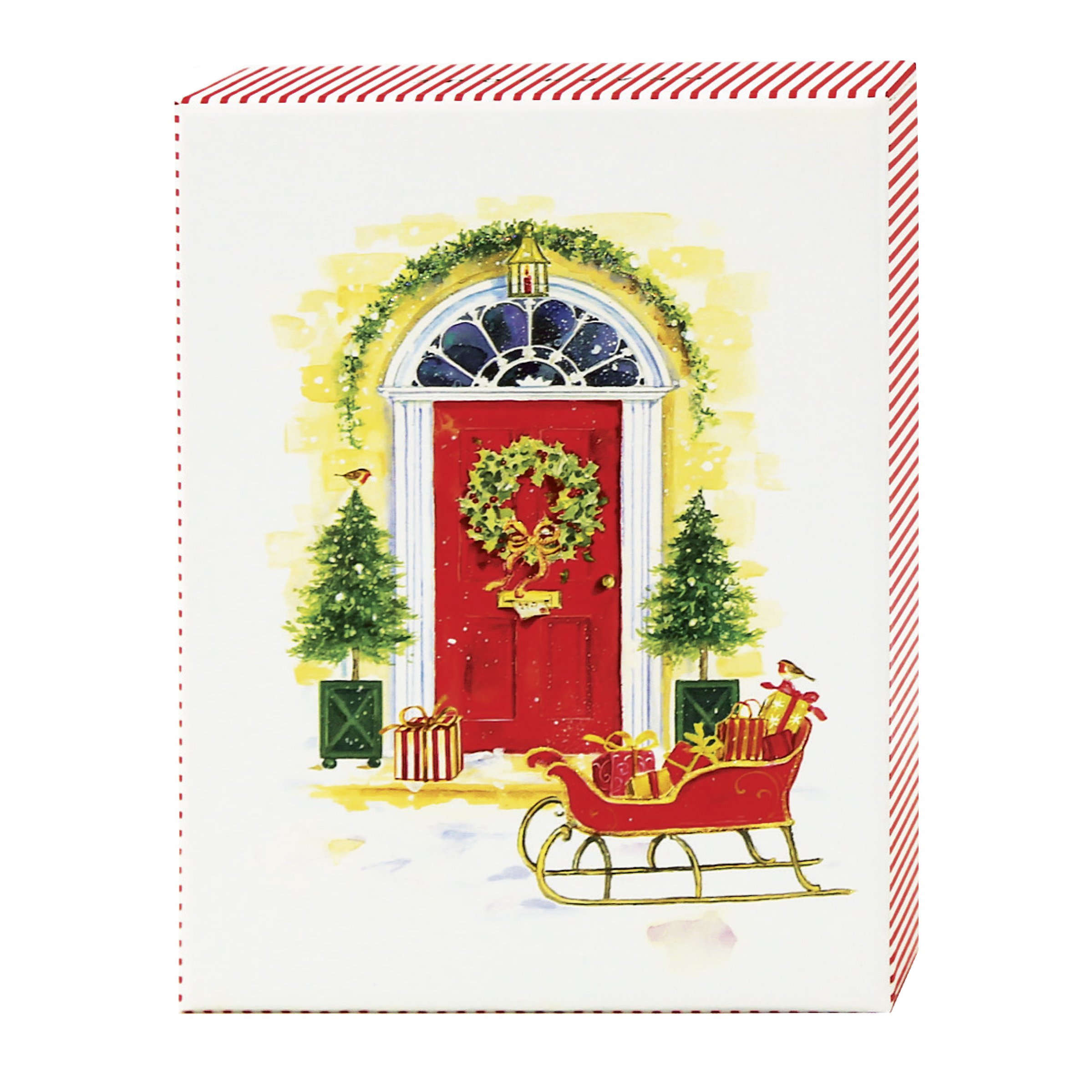 Festive Christmas Greeting Cards - Pack of 20 Holiday Cards with Envelopes, Merry Christmas Printed Inside, Perfect for Holiday Wishes, Office Gifts & Family Greetings