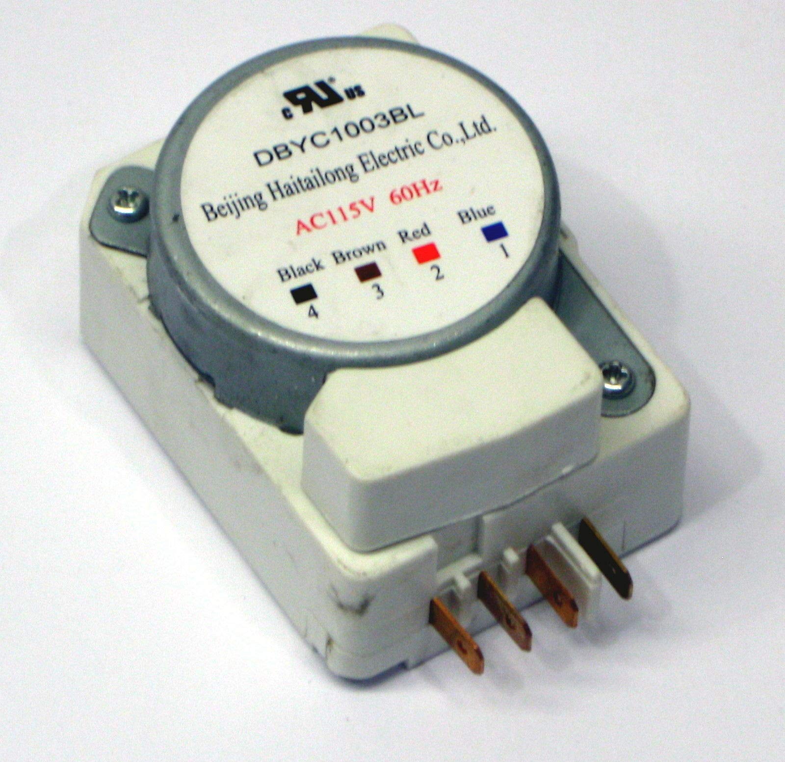 DBYC1003BL Refrigerator Defrost Timer Replacement for Daewoo Magic Chef & Electrolux - Compatible with Multiple Freezer Models | Perfect for Home Appliance Repair & Maintenance