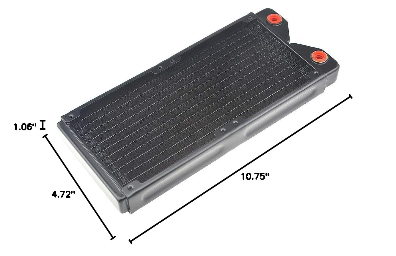 240-Pure-Copper-12-Pipe-Heat-Exchanger-Radiator-for-PC-CPU-Water-Cooling-System-CO2-Laser-Cooling-High-Performance-Heat-Dissipation-for-Gaming-Rigs-and-Industrial-Applications