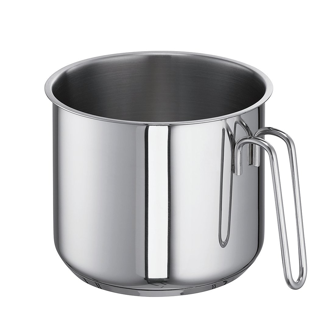 Pitty Mini Milk Pot 14cm 1.7L - Small Stainless Steel Saucepan for Coffee, Tea & Milk - Perfect for Home, Kitchen & Camping Use