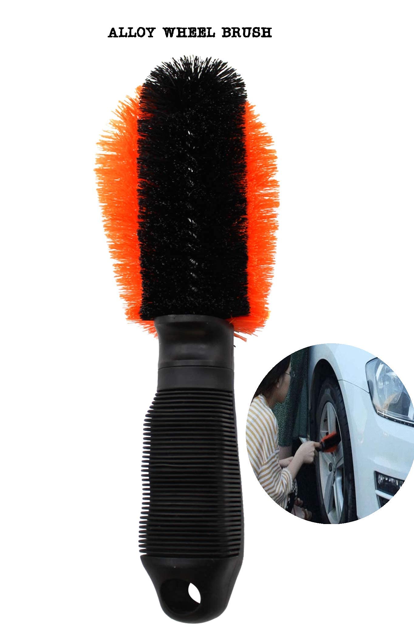 SCRUBIT Premium Car Cleaning Kit with 2 Microfiber Sponges - Includes Window Squeegee, Wheel Brush, Wash Mitt & Microfiber Cloth - Complete Auto Detailing Set for Car Washing, Interior & Exterior Cleaning - Perfect for Home, Garage & Professional Use