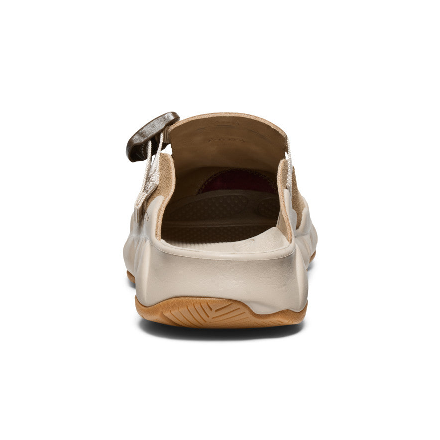 Men's Hyperport Leather Clogs - Comfortable Slip-On Shoes in Cornstalk/Plaza Taupe | Perfect for Casual Wear, Work & Outdoor Activities