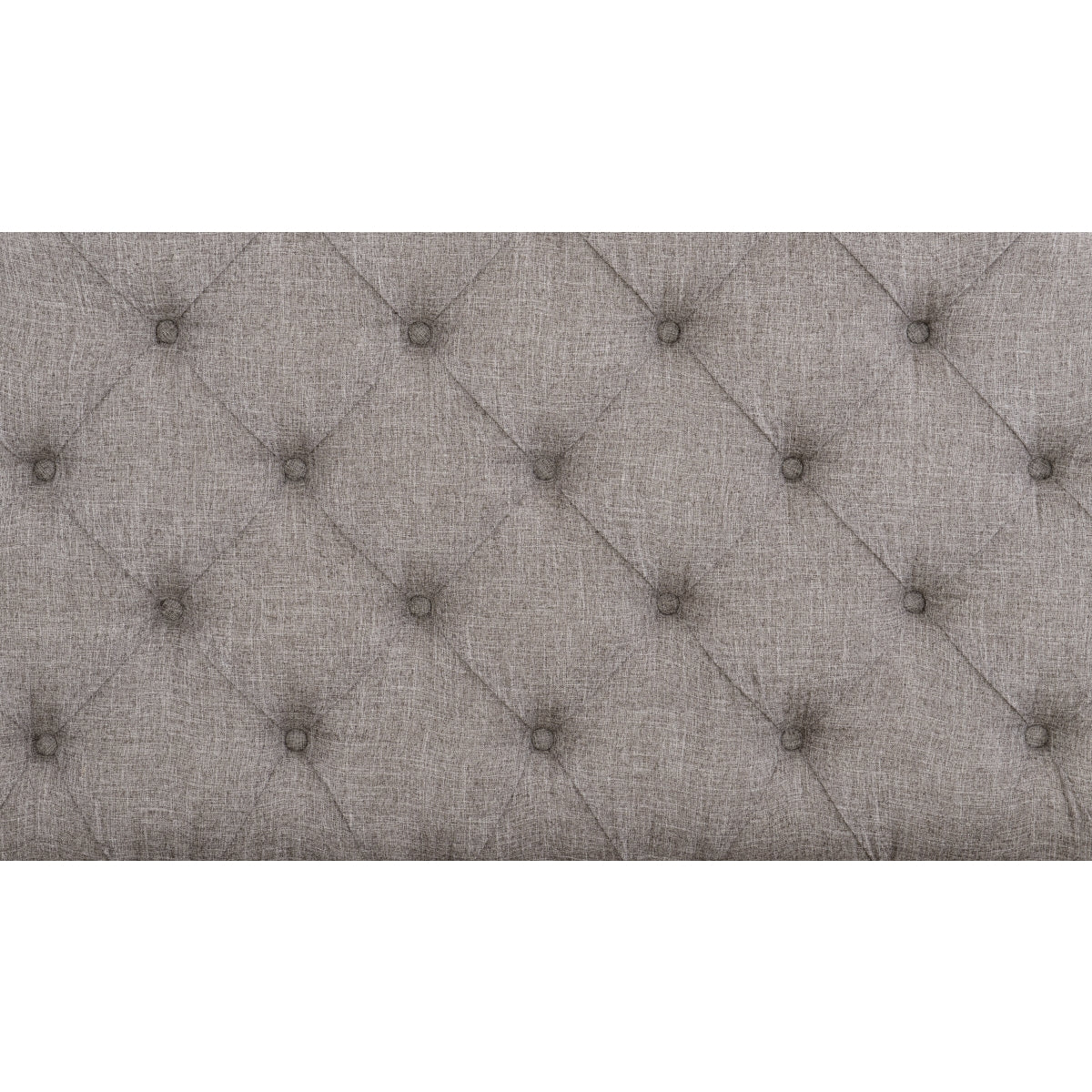 Antique White Queen Size Bed with Button Tufted Upholstered Headboard - Elegant Bedroom Furniture for Master Suite, Guest Room & Luxury Home Decor
