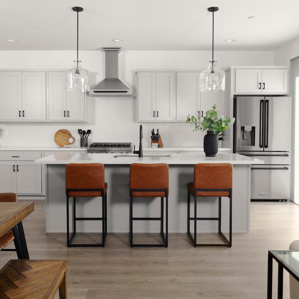 ZLINE KB4STZ MB Autograph Edition Convertible Range Hood - Stainless Steel with Matte Black Accents | Professional Kitchen Ventilation for Modern Homes | Perfect for Gas Stoves, Cooking Areas & Open Concept Kitchens