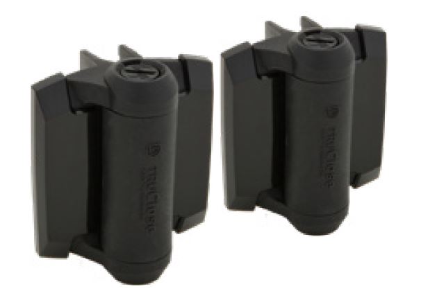 TruClose Gate Hinge Pair with 2 Alignment Legs - Heavy Duty Adjustable Hinges for Wooden & Metal Gates - Perfect for Fence, Garden, and Driveway Gates