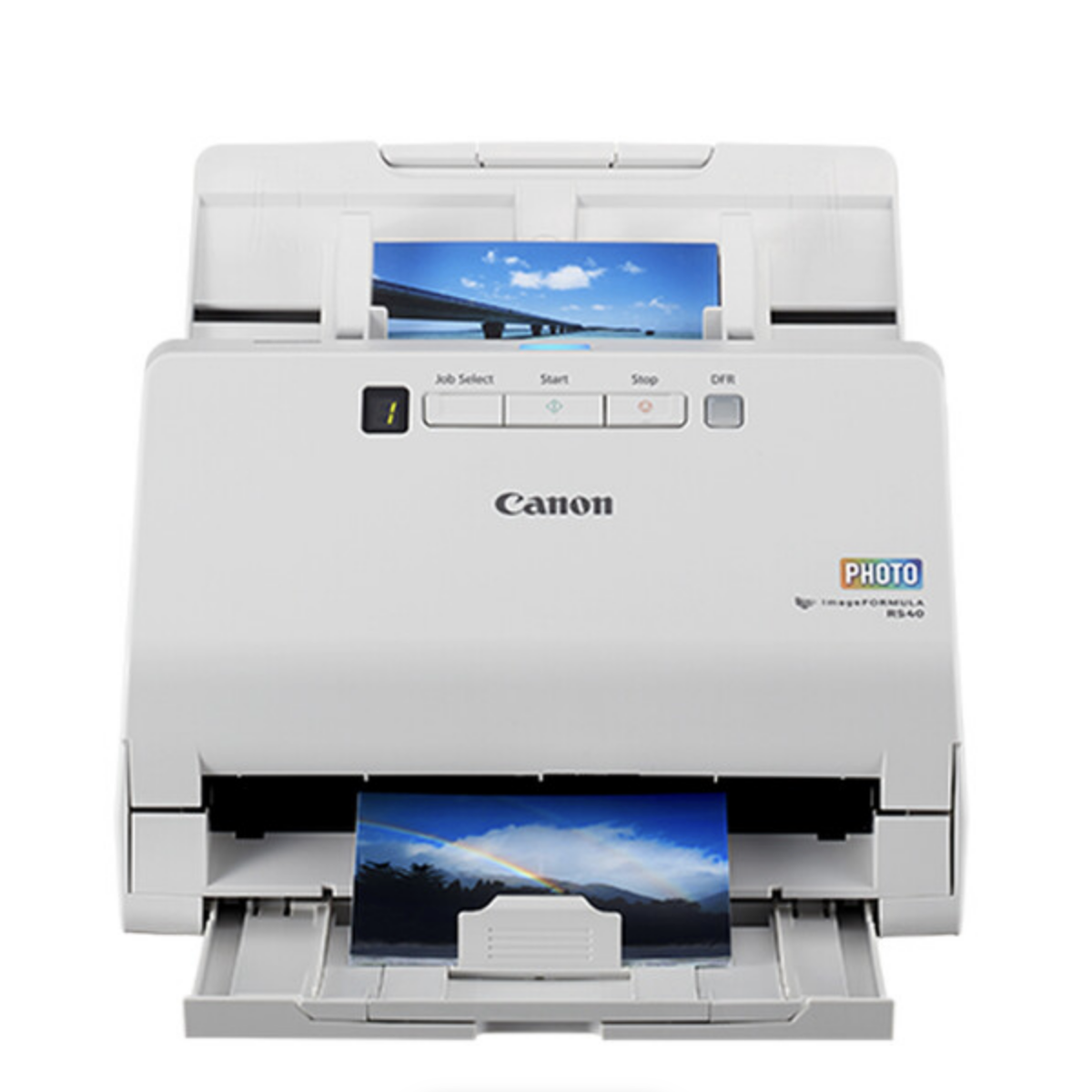 Canon imageFORMULA RS40 High-Speed Photo & Document Scanner with 20ppm - Perfect for Home Office, Business Receipts, and Archiving Family Photos