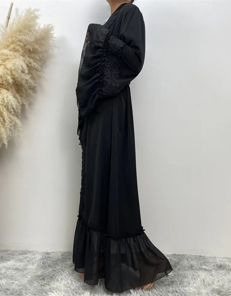Elegant Traditional Festival Abaya Dress - Modest Islamic Clothing for Women - Perfect for Eid, Ramadan & Special Occasions