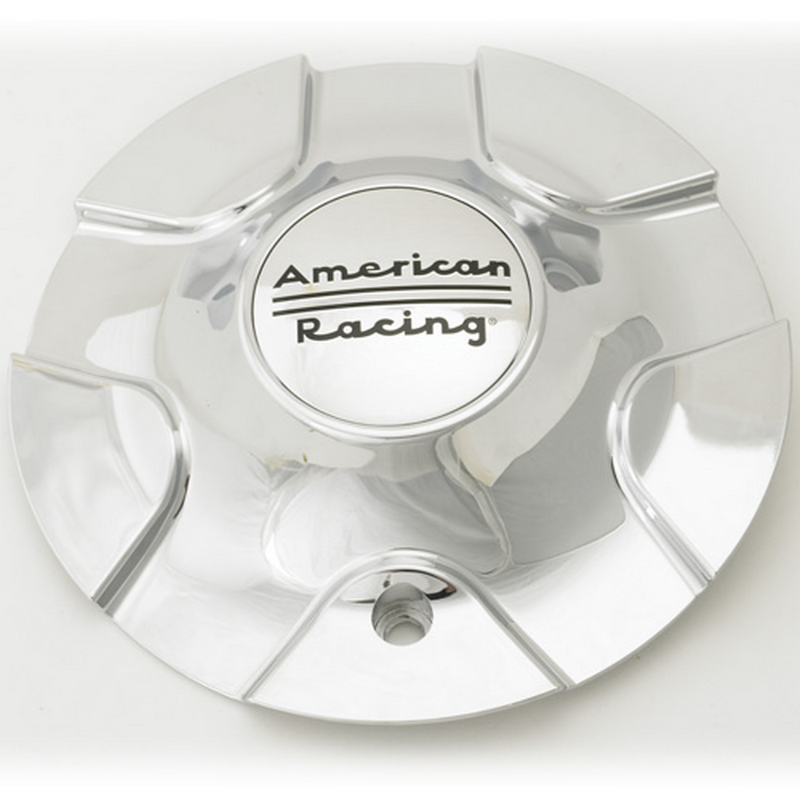 American Racing AR603 Chrome Full Cover Wheel Cap with AR Logo - Premium Hub Cap for Trucks, SUVs & Off-Road Vehicles - Enhances Vehicle Style & Protects Wheel Hub