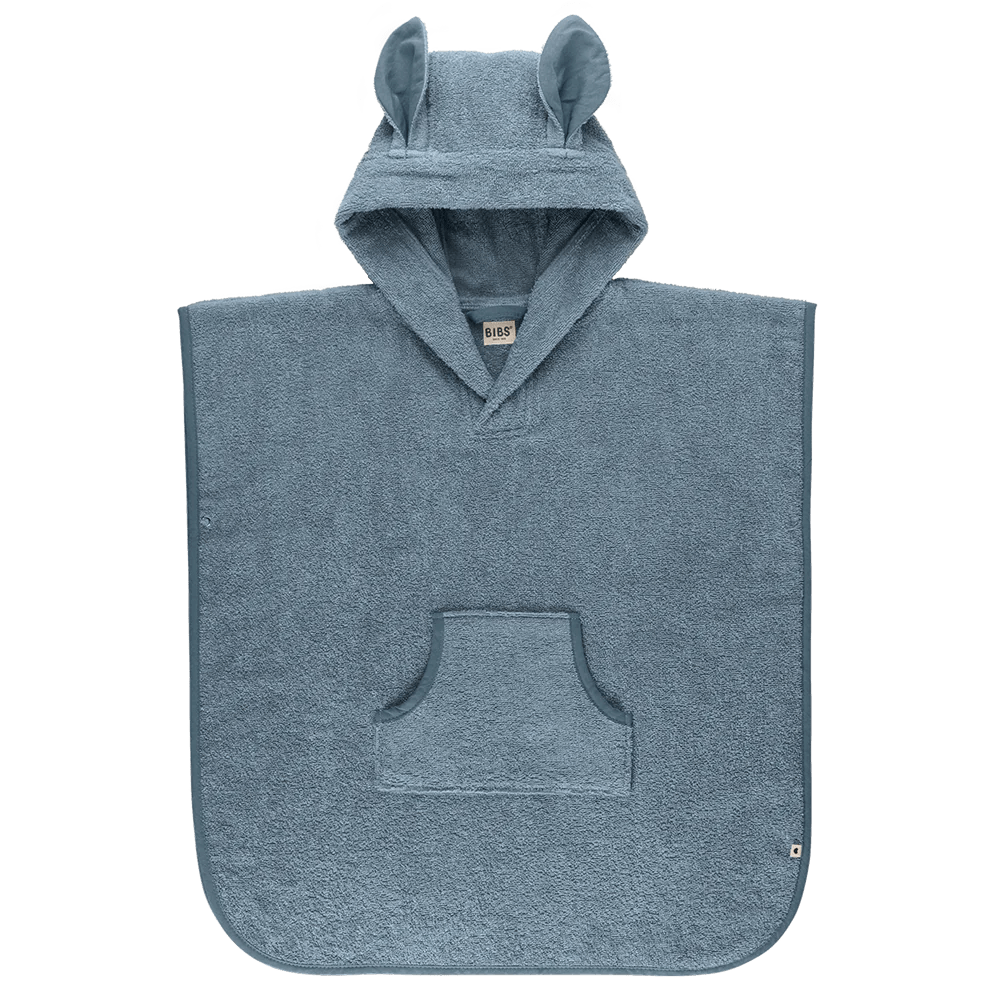 BIBS Kangaroo Poncho for Toddlers - Soft & Cozy Hooded Cape for Kids - Perfect for Outdoor Play, Preschool & Cold Weather Adventures