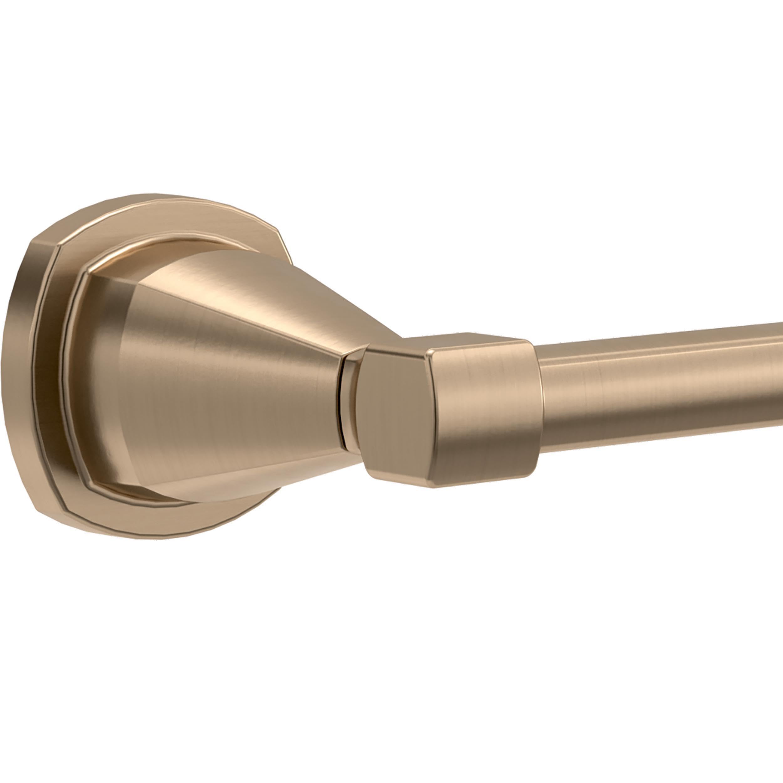 Delta Faucet 77655-CZ Stryke Double Post Pivoting Toilet Paper Holder in Champagne Bronze - Durable Bathroom Accessory for Modern Homes & Luxury Hotels