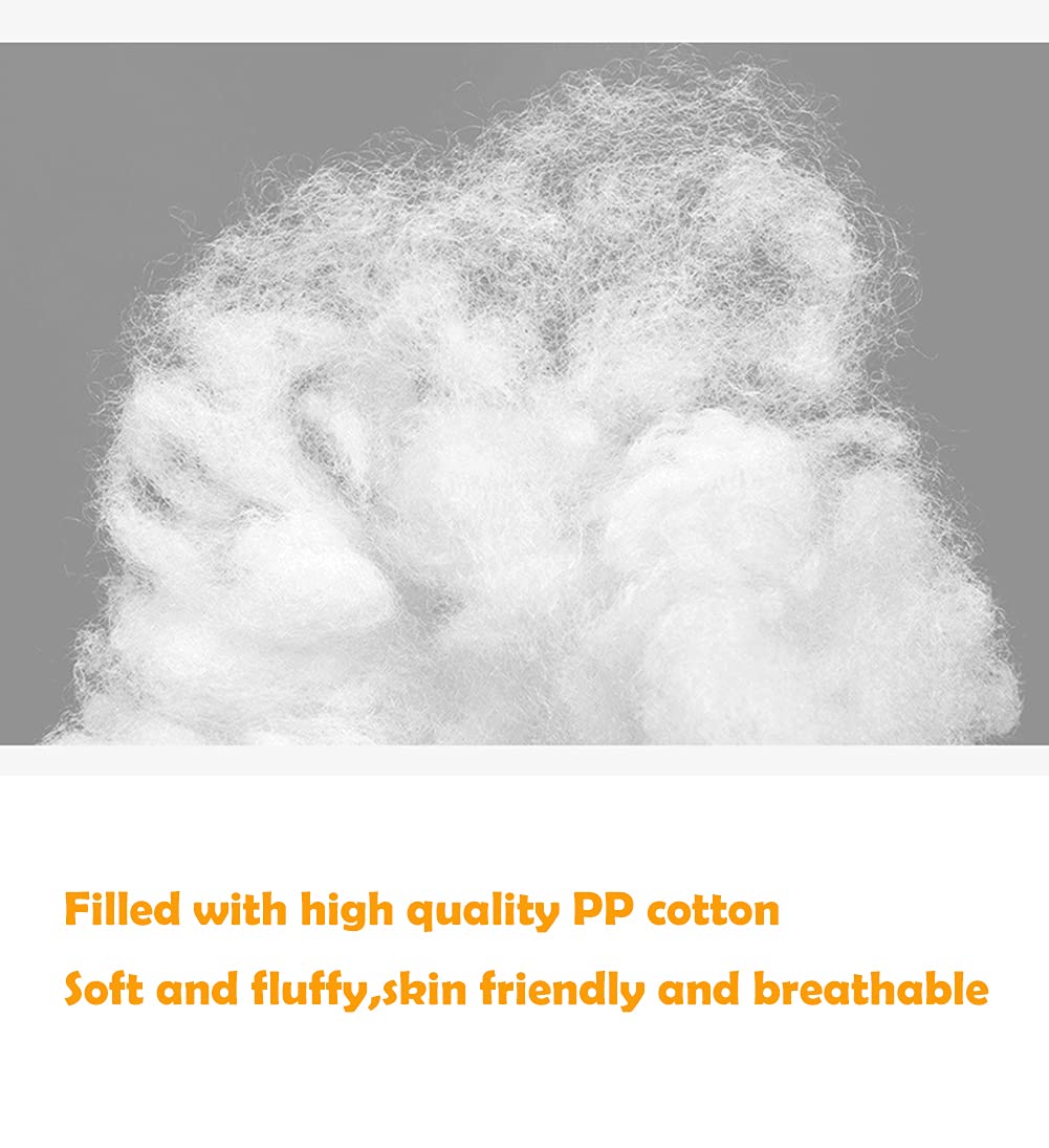 Soft Cotton Pet Recovery Collar for Cats & Small Dogs - Adjustable Post-Surgery Protective Cone (4.7-8.7