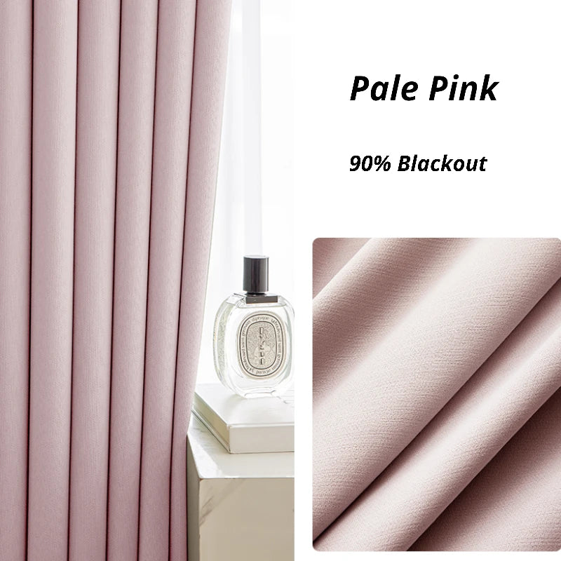 Premium Blackout Curtains - 100% Cotton Linen Blend, Anti-Bacterial & Custom Size for Bedroom, Living Room & Nursery - Light Blocking Thermal Insulated Window Treatment for Better Sleep & Privacy
