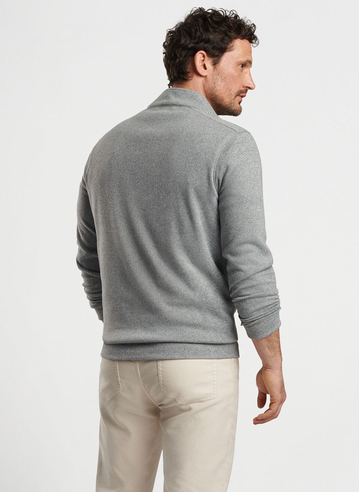 Peter Millar Men's Fleece 1/4 Zip Sweater - Lightweight Thermal Pullover for Outdoor Activities, Golf, Hiking & Casual Wear