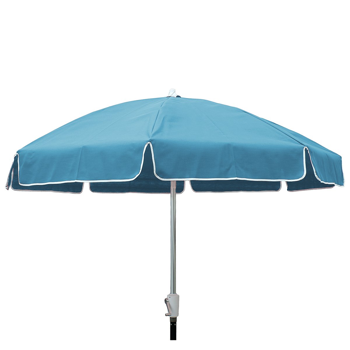 Premium 7.5 Ft. Sky Blue Outdoor Patio Umbrella - Made in USA with Sunbrella Fabric - Perfect for Backyard, Poolside, and Garden Shade