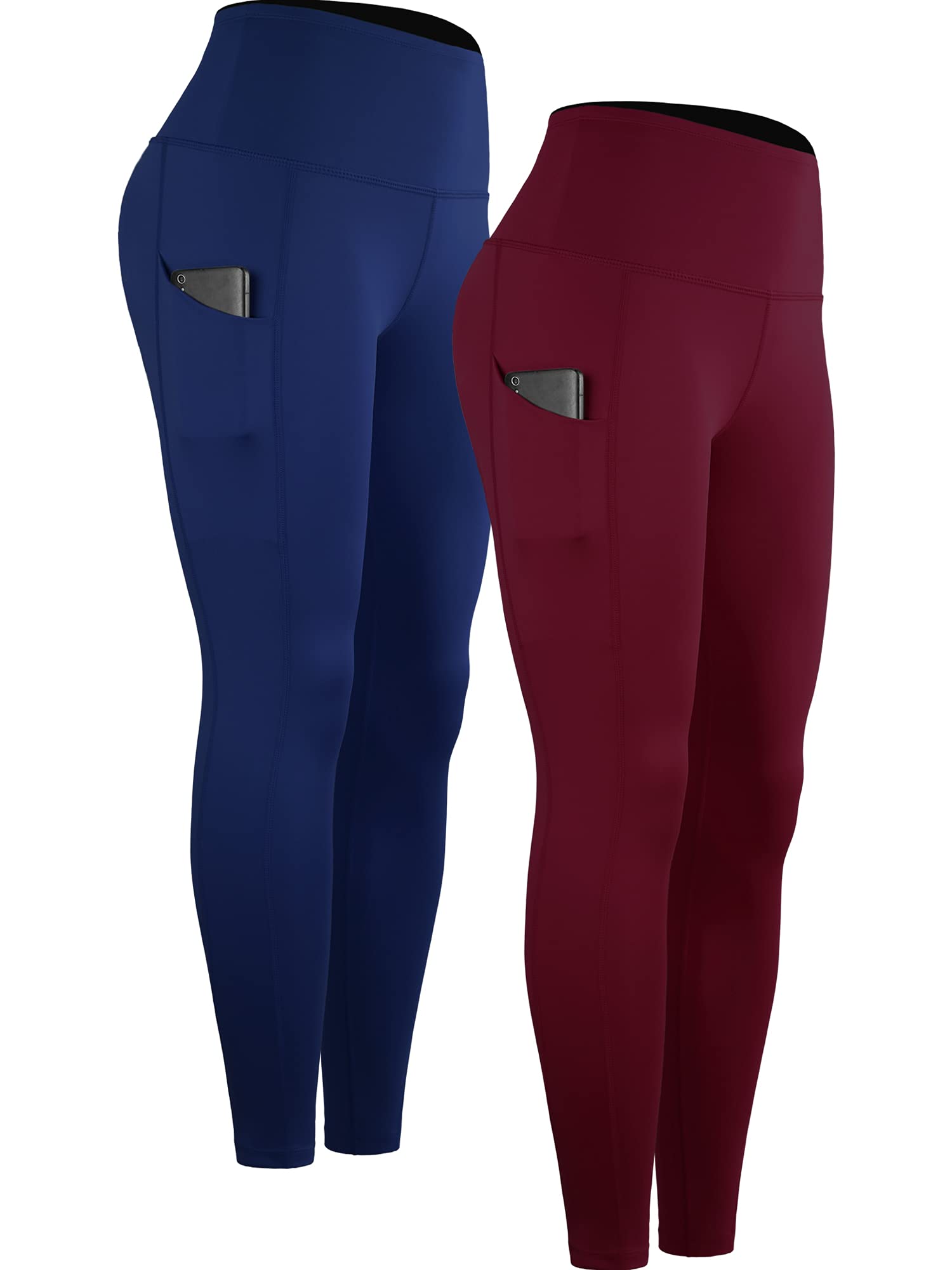 CADMUS High Waisted Yoga Pants for Women - Tummy Control Workout Leggings with Pockets - Perfect for Yoga, Gym & Everyday Wear