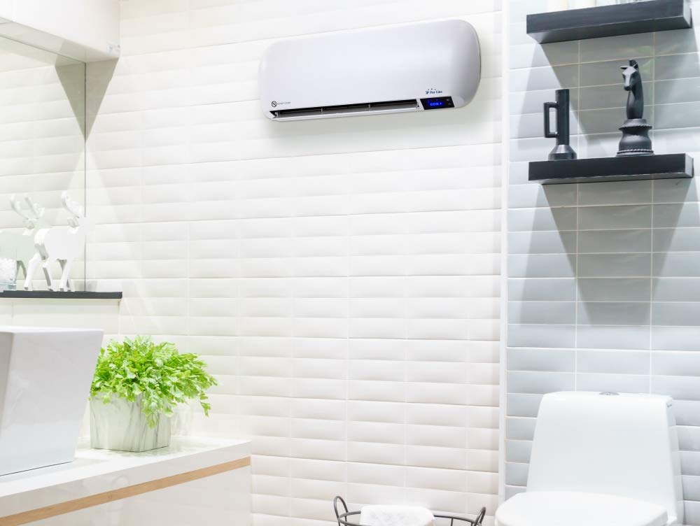 PURLINE HOTI M70 Wall Mounted Ceramic Heater 1000W/2000W with Timer & Remote Control - Perfect for Bedroom, Office, and Home Heating