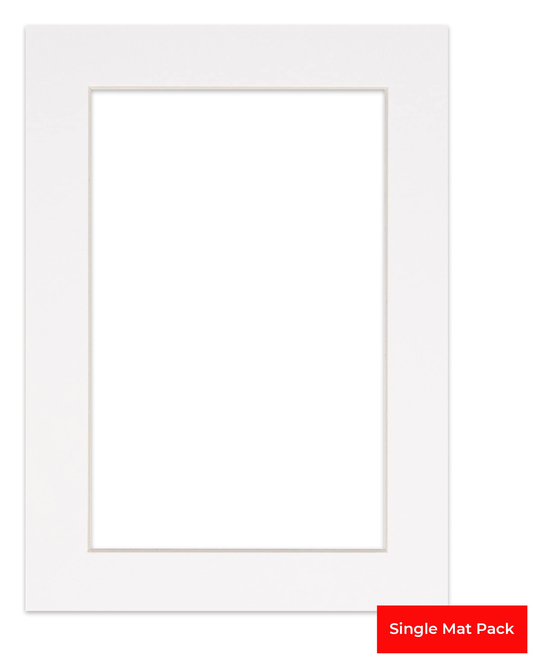26x34 Acid-Free White Precut Matboard with Bevel Cut for 22x30 Photos - Includes Backing Board & Crystal Clear Self-Seal Photo Mat Bag - 4-Ply Thickness for Picture Framing, Art Displays, and Professional Photography Presentations