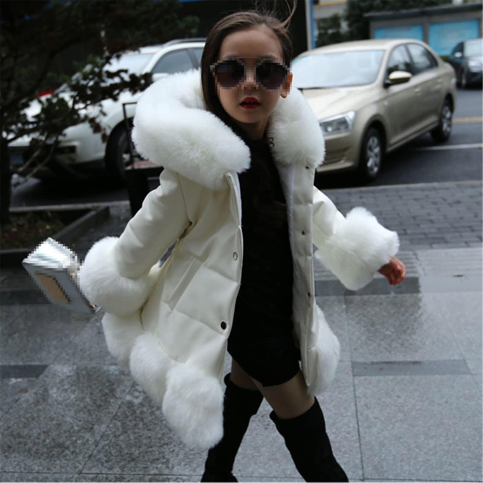 Stylish Winter Baby Fur Coat for Girls - Warm Faux Fur Outerwear for Kids | Perfect for Cold Weather, Snow Days & Holiday Outfits