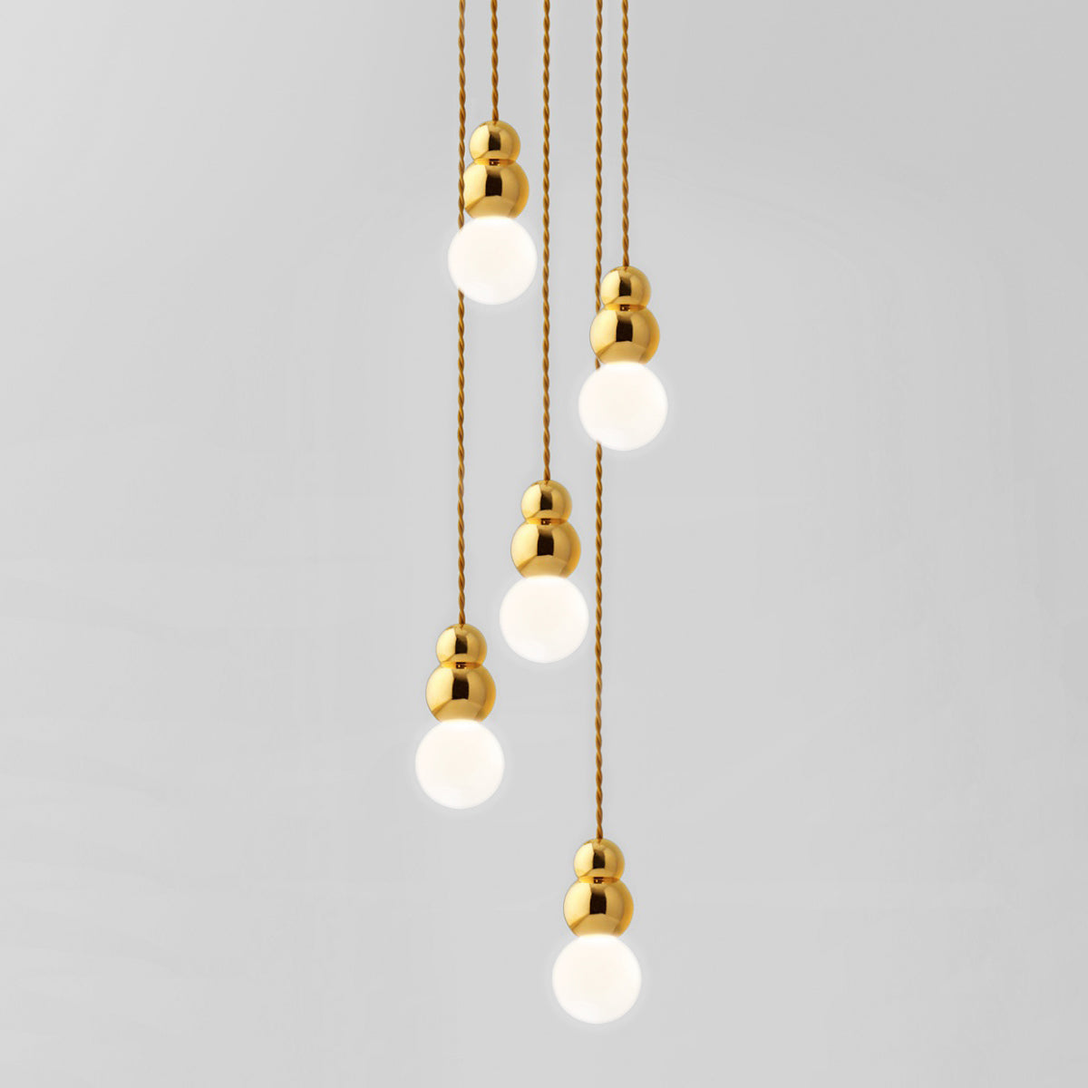 Modern LED Ball Light Pendant Lamp - Dimmable Hanging Light Fixture for Kitchen Island, Dining Room & Bedroom Decor
