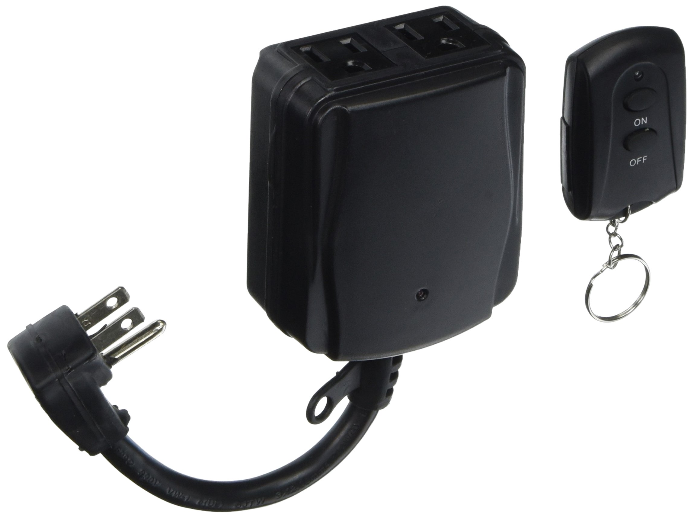 Powerzone Outdoor Remote Controlled Timer - Programmable Watering System for Garden, Lawn & Plants | Weatherproof & Easy to Use | Perfect for Sprinklers, Drip Irrigation & Holiday Lights
