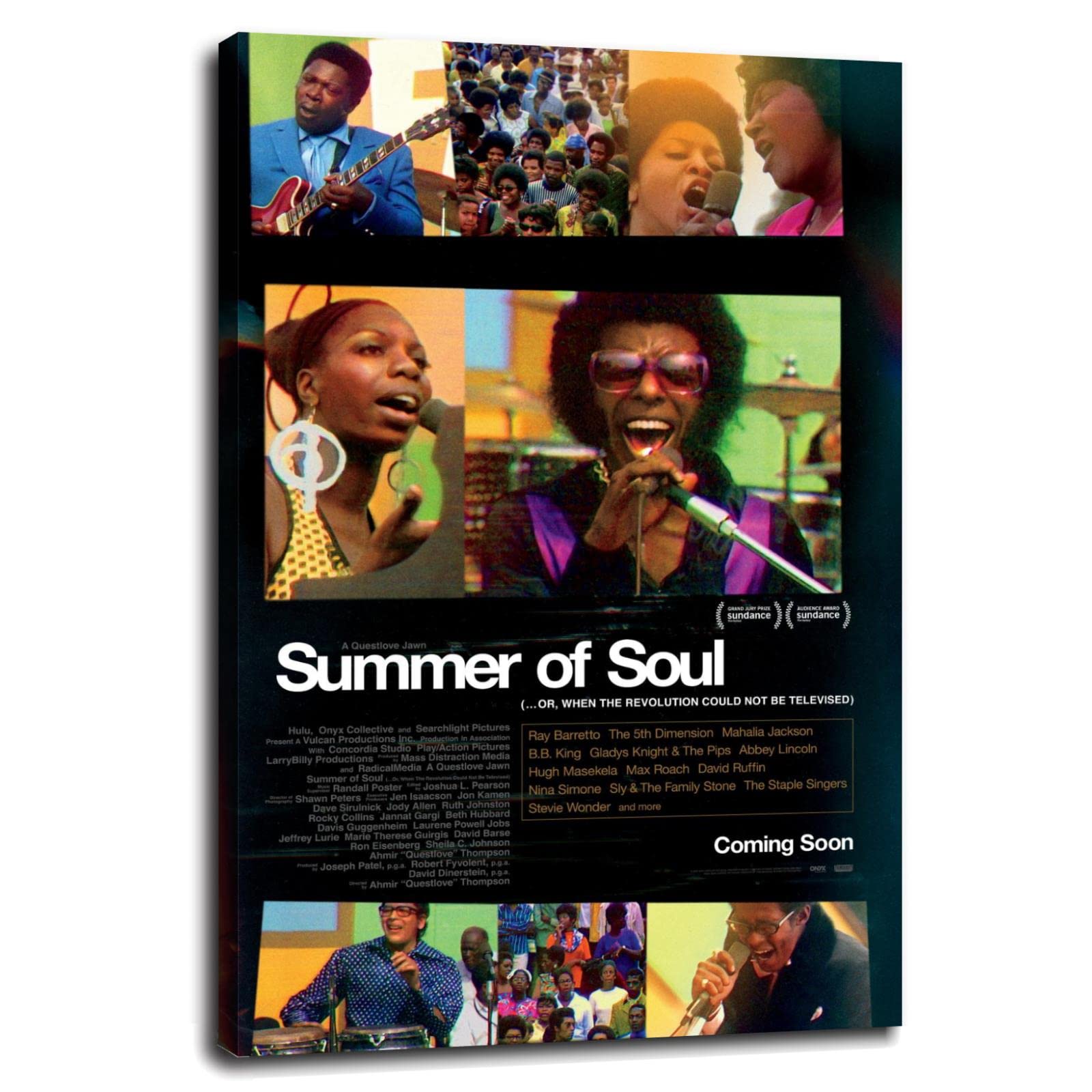 ViviArt Summer of Soul Wall Art Canvas Print - 36x24 Inch Framed Poster for Home, Office & Bedroom Decor - Perfect for Living Room, Dorm & Gift Giving