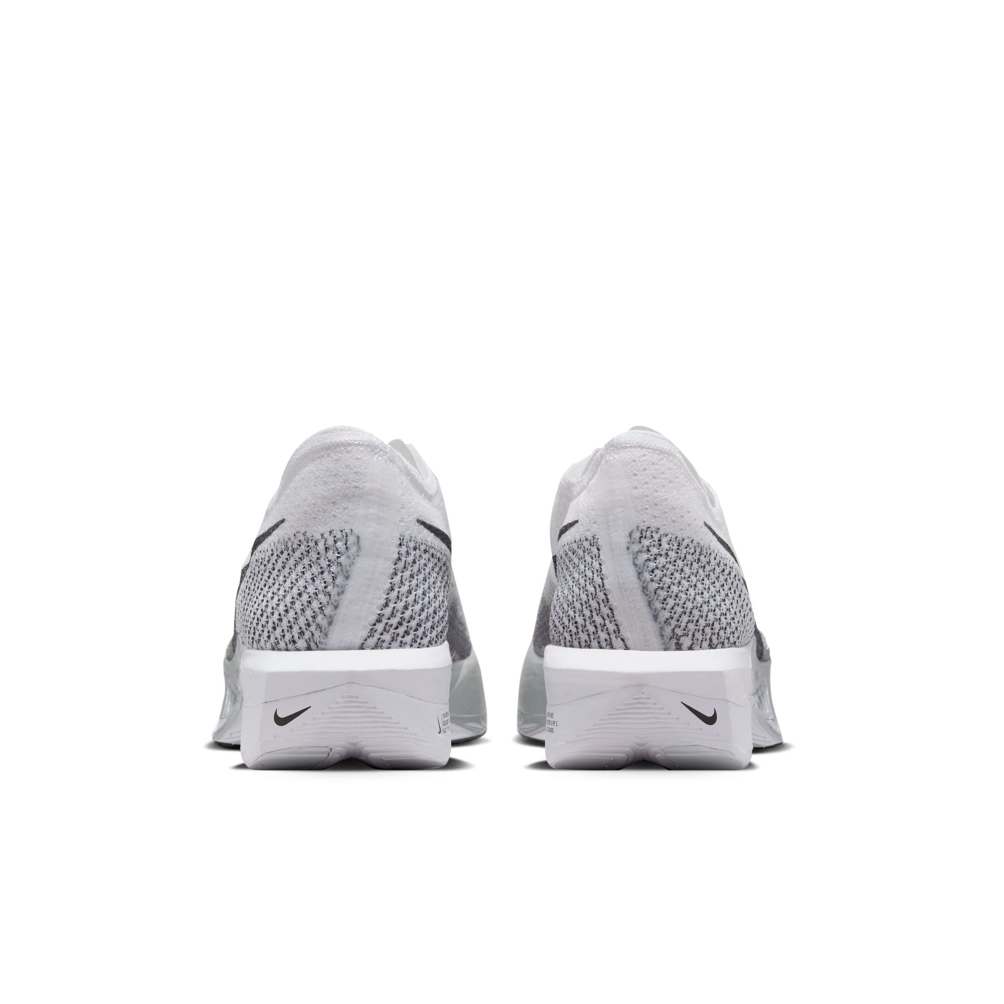 Nike Men's ZoomX Vaporfly 3 Running Shoes - White/Particle Grey/Metallic Silver/Dark Smoke Grey - Lightweight Racing Sneakers for Marathon & Road Running
