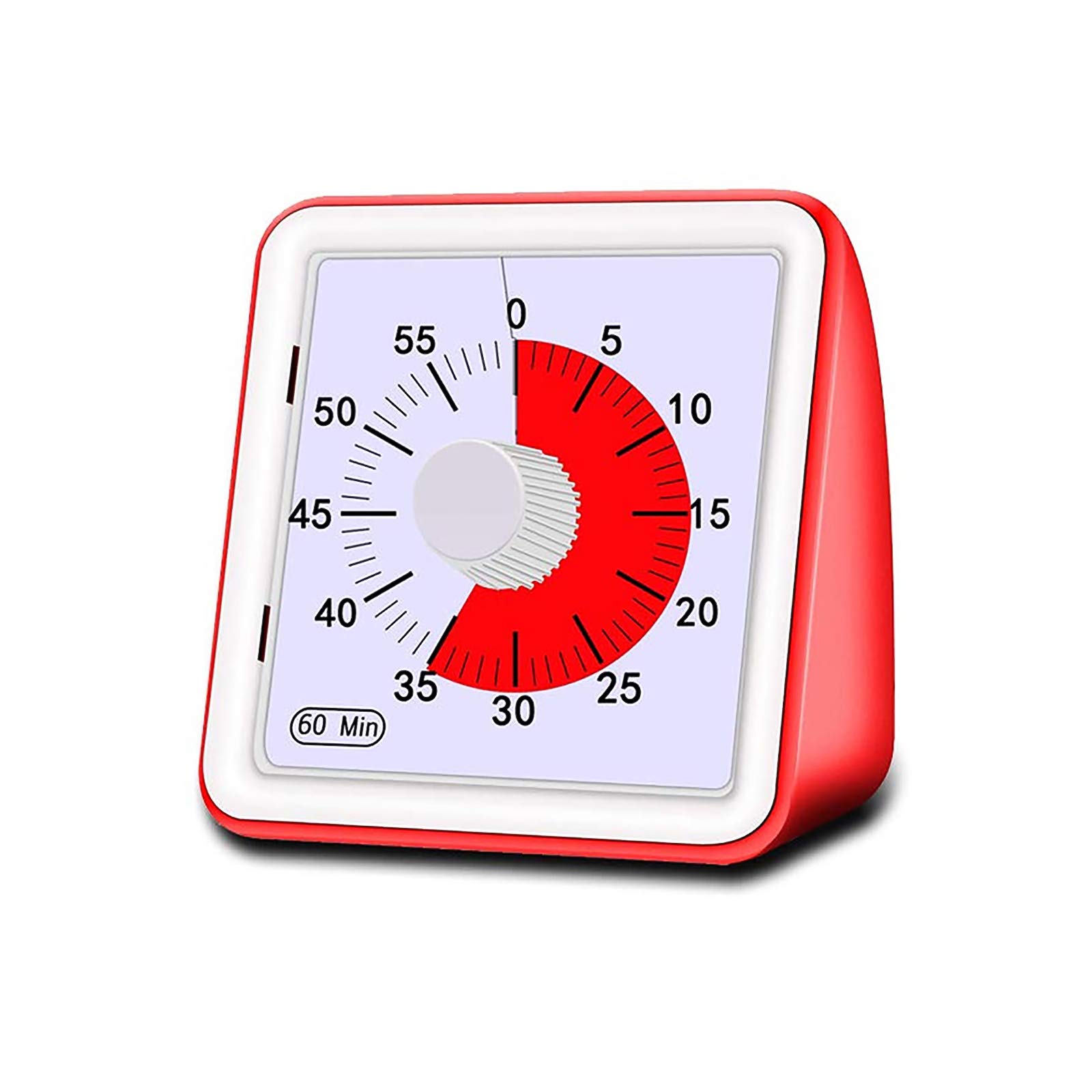 Peahog Silent Visual Analog Timer - 60 Minute Countdown Clock for Kids & Adults | Perfect for Classroom, Kitchen, Office & Study Time Management