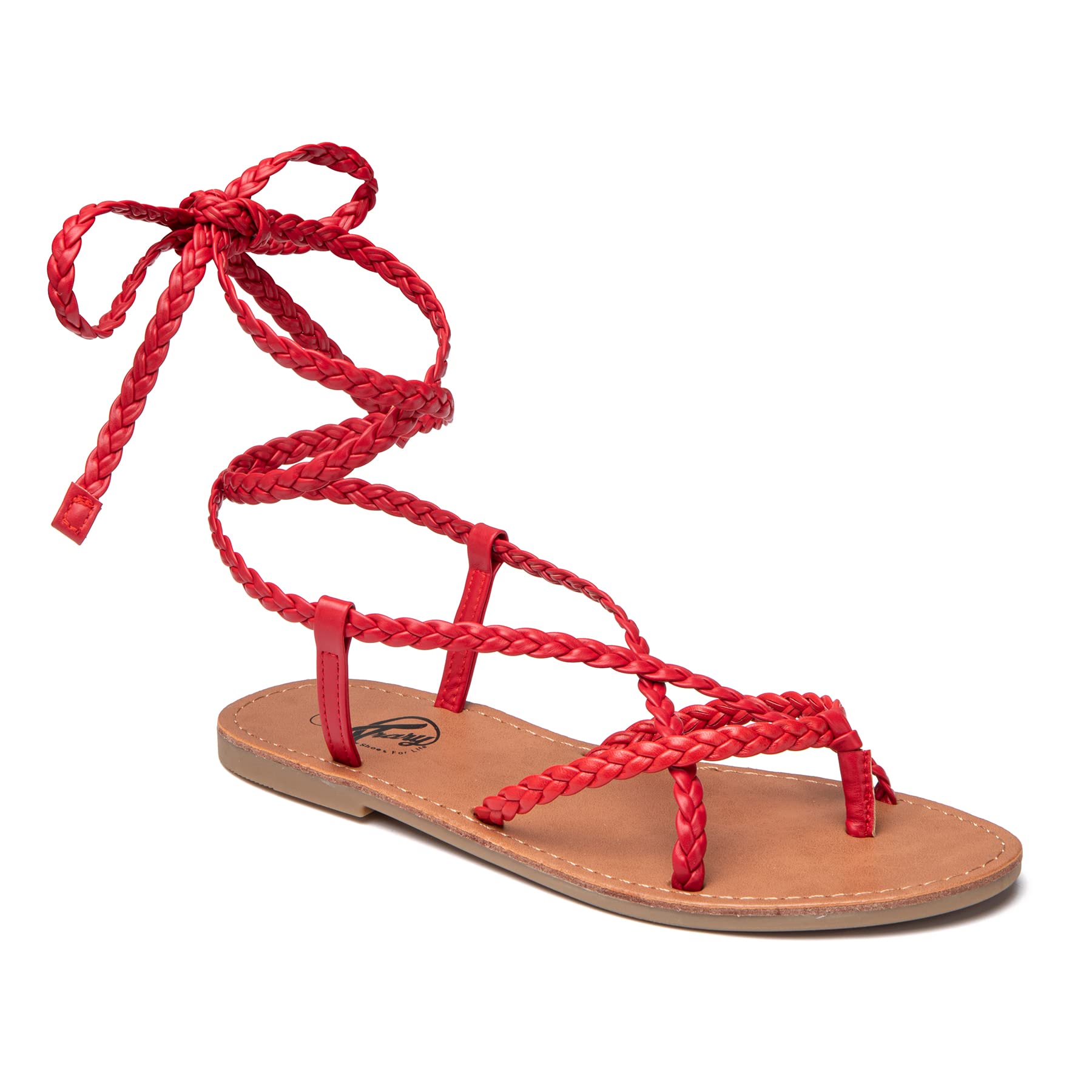 Women's Trary Lace-Up Gladiator Sandals - Dressy Open Toe Flat Summer Sandals for Beach & Casual Outfits | 2023 Trendy Fashion Footwear
