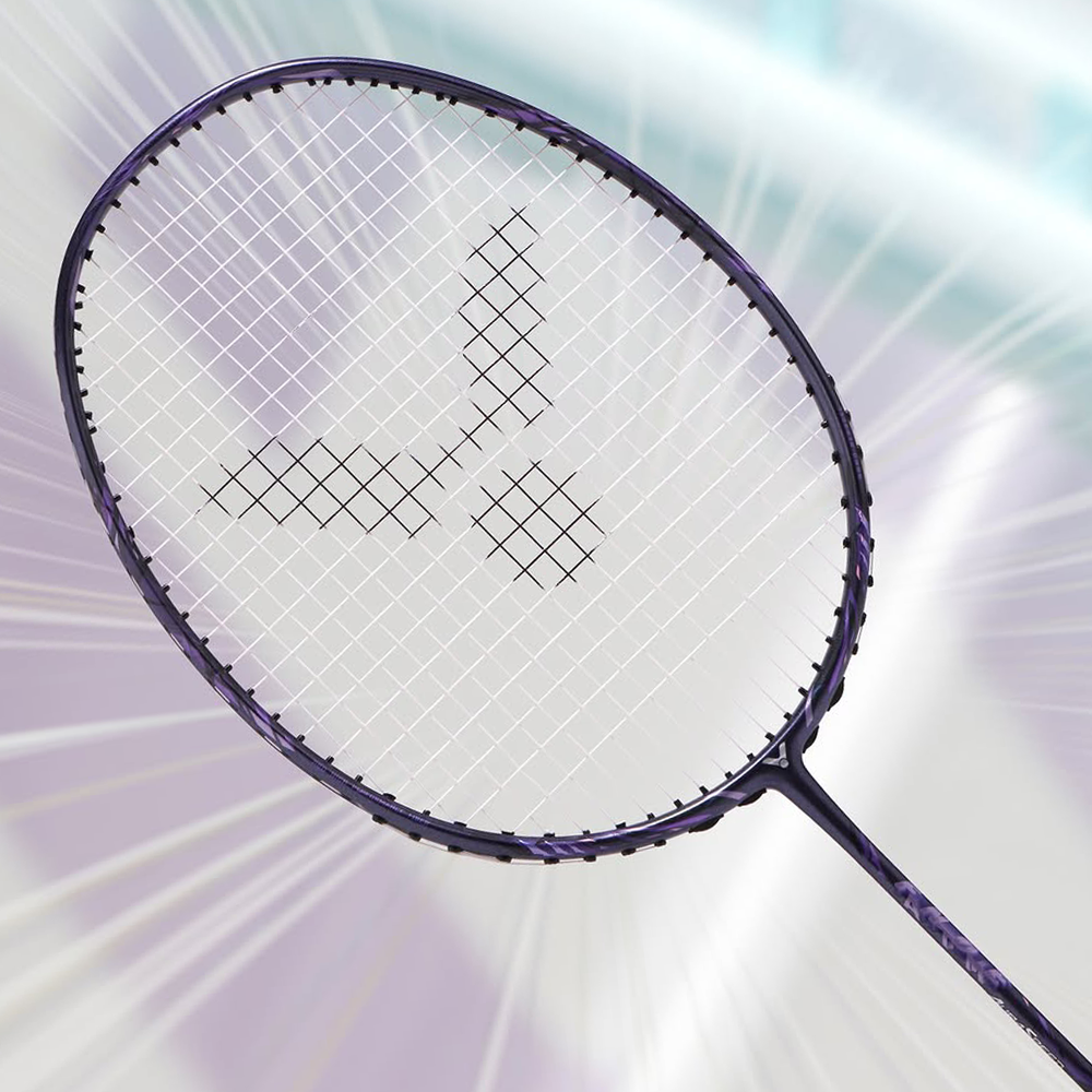 Victor AuraSpeed Fantome ARS FANTOME J Badminton Racket - Mystical Purple | Lightweight High-Performance Racquet for Competitive Play & Training
