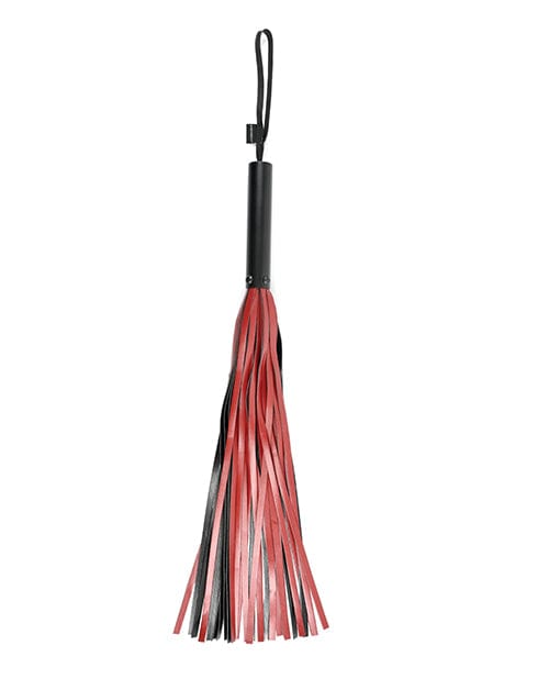 Premium Saffron Flogger - Red & Black BDSM Toy for Sensual Play & Spanking - Perfect for Couples & Adult Playtime