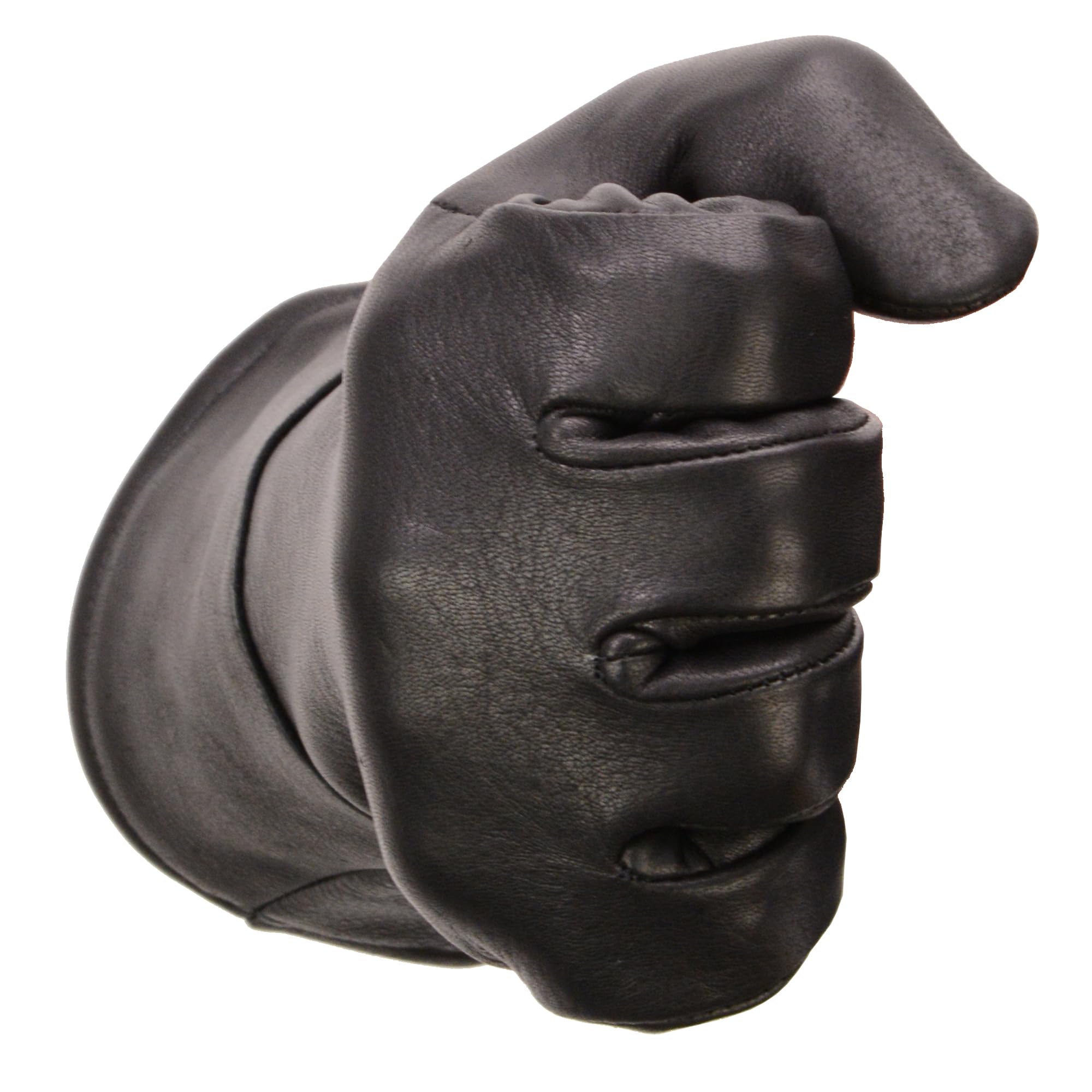 Milwaukee Leather Men's USA Northern Deerskin Leather Thermal Gauntlet Gloves - Winter Motorcycle Riding, Snowmobiling & Outdoor Work Gloves