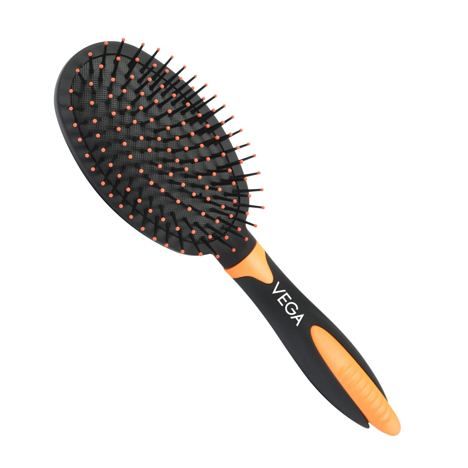 Vega Cushion Hair Brush with Sectioning Clip - India's No.1 Hair Brush Brand for Men & Women (E20-CB) - Perfect for Styling, Detangling & Smoothing Hair at Home or Salon