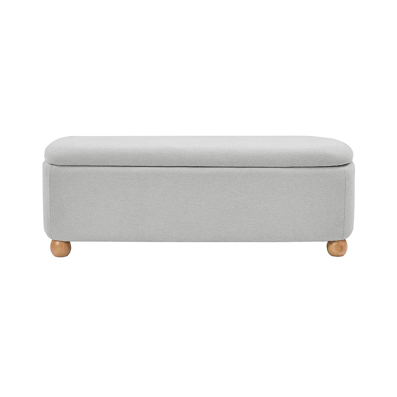 Gabino Storage Bench with Solid Wood Legs & Waterproof Fabric - Entryway Seating, Shoe Storage & Living Room Organizer - Perfect for Hallway, Bedroom & Mudroom Organization
