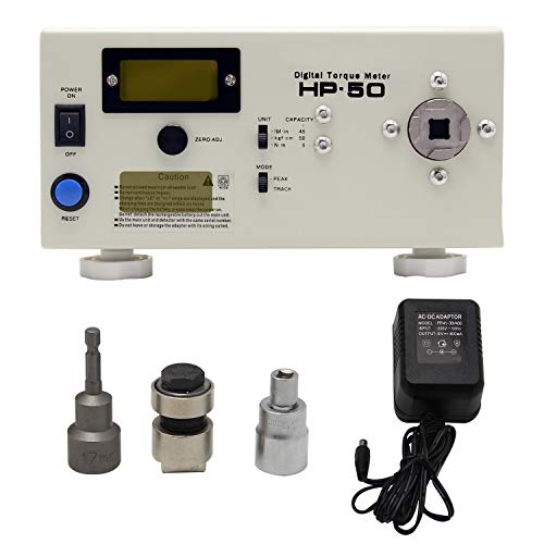 NEWTRY ZQ-10G Digital Torque Tester with LCD Display - Portable Torque Meter & Wrench Calibrator for Industrial, Automotive & Laboratory Use (Includes HP-50 Test Head) | Perfect for Quality Control, Tool Calibration & Mechanical Testing