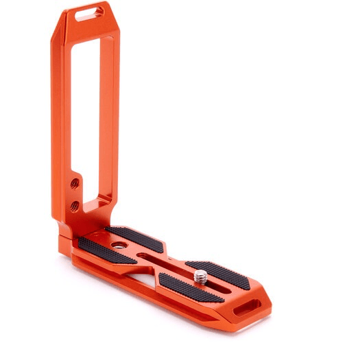3 Legged Thing QR11 2.0 Universal Full Size L Bracket for DSLR Cameras - Copper Orange - Compatible with Tripods & Monopods - Perfect for Landscape & Portrait Photography