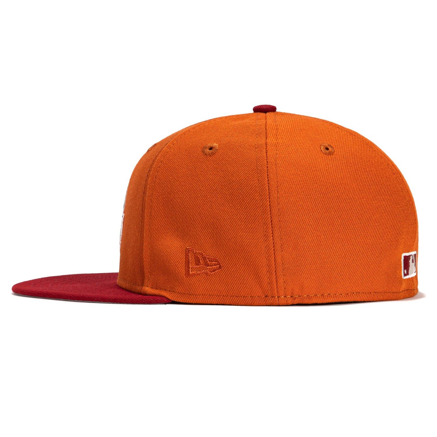 New Era 59Fifty Colorado Rockies 10th Anniversary Patch Alternate Baseball Cap - Burnt Orange, Sedona Red & Teal - Official MLB Licensed Hat for Baseball Fans & Sports Enthusiasts - Perfect for Games, Collecting & Casual Wear