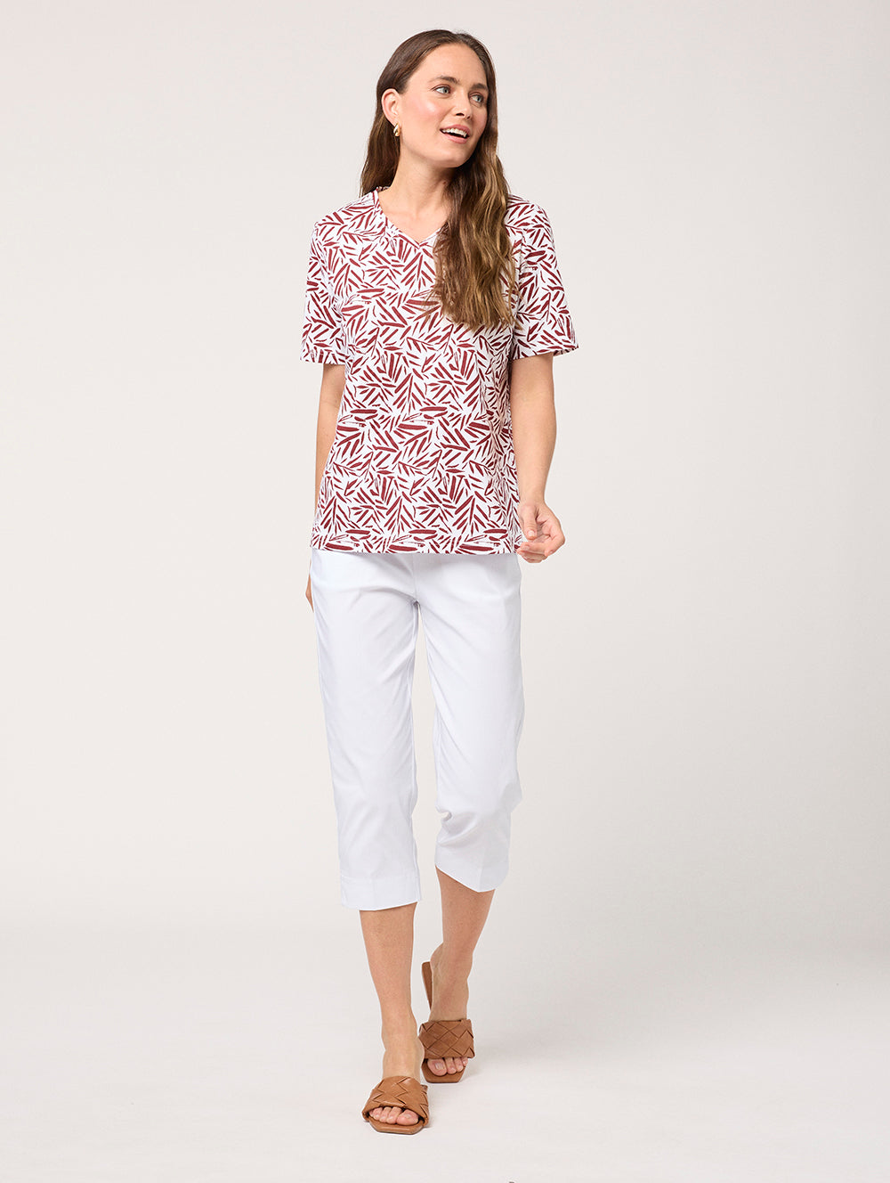 Rycell Women's V Neck Tops - Soft Stretch Casual Blouse for Everyday Wear, Work & Date Night Outfits