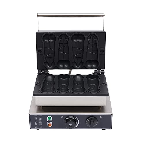 4PCS Penis Shape Silver and Black