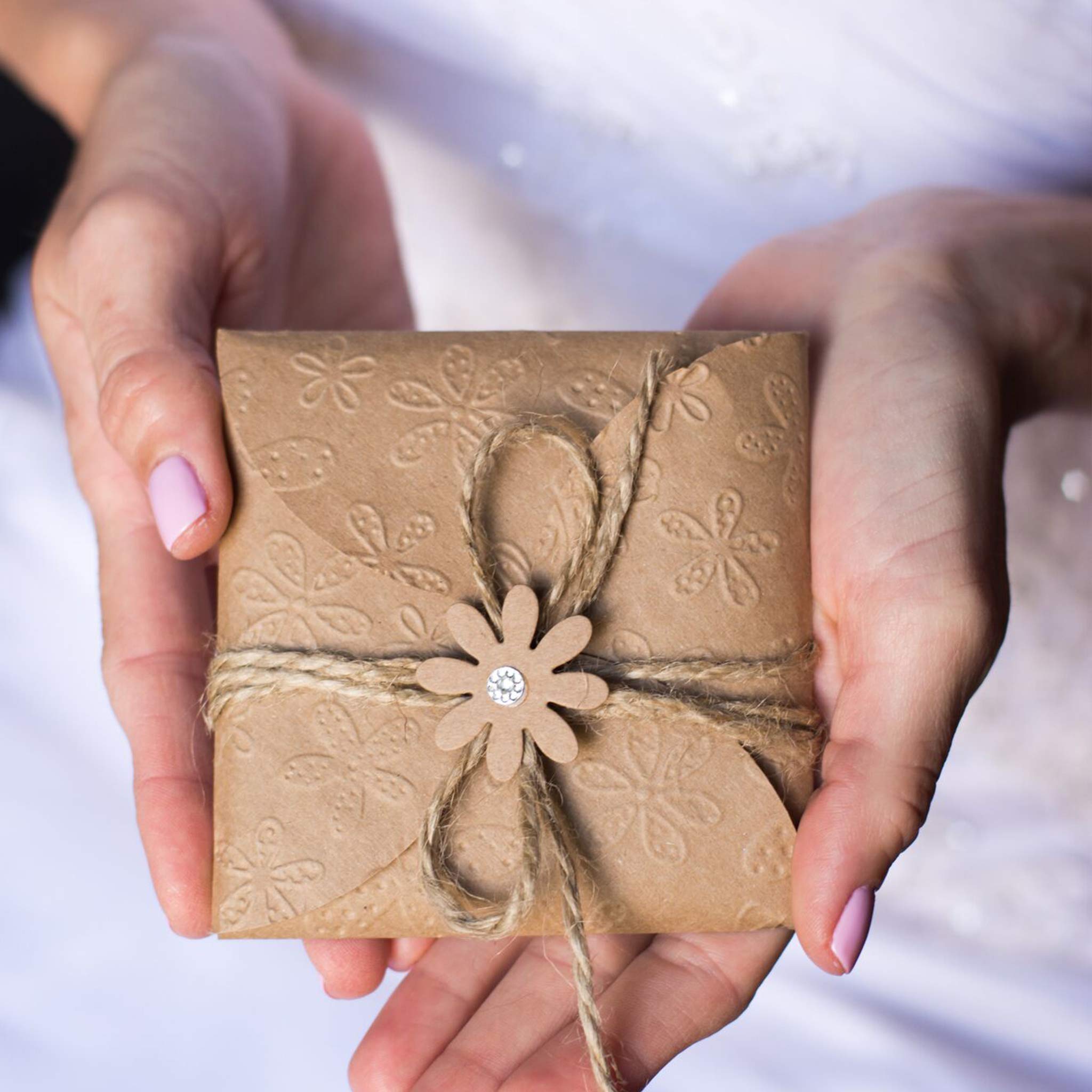 5 Floral Handmade Rustic Envelopes for Money Gifts - Perfect for Weddings, Birthdays & Special Occasions