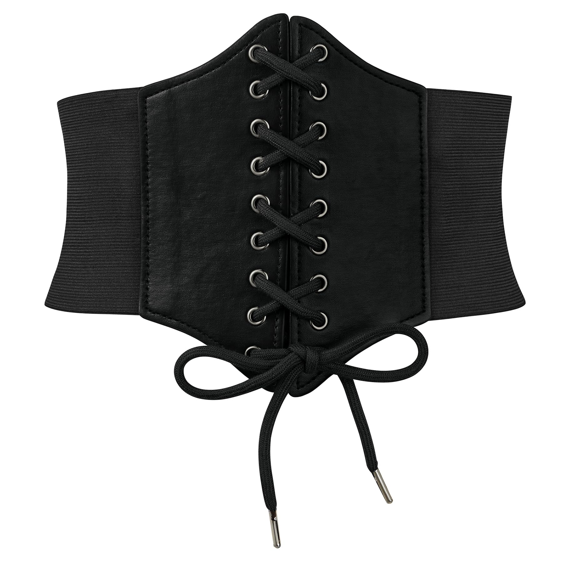 Vintage Lace-Up Pirate Corset Belt for Women - Renaissance Waist Cincher with Elastic Band - Perfect for Cosplay, Halloween Costumes & Steampunk Fashion