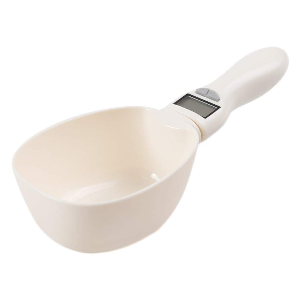 Digital Pet Food Scale with Detachable Spoon - 250ml Water & Treat Measuring for Dogs & Cats | Perfect for Portion Control & Pet Diet Management